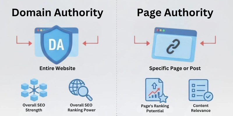 Domain Authority Vs Page Authority