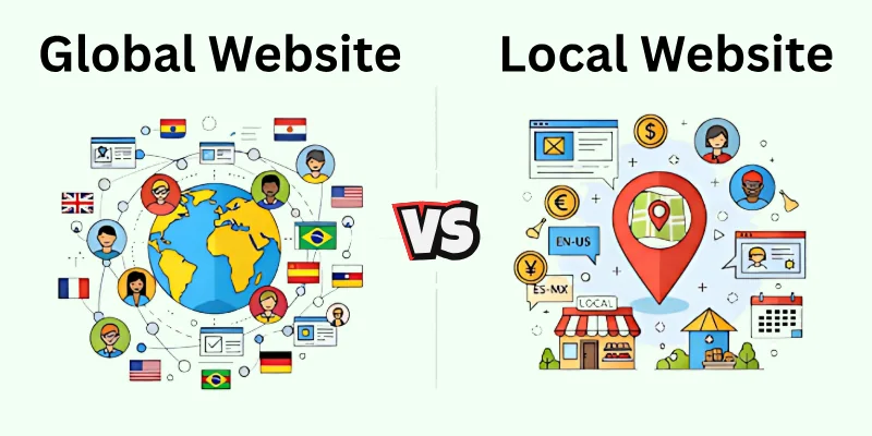 Global Website Vs Local Website