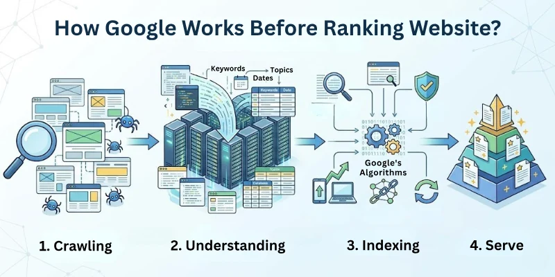 How Google Works Before Ranking Website?