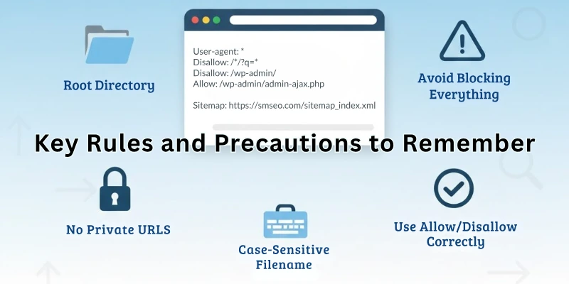 Key Rules and Precautions to Remember