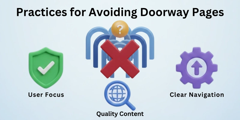 Practices for Avoiding Doorway Pages
