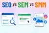 SEO vs SEM vs SMM: What Is the Difference? - Post Thumbnail
