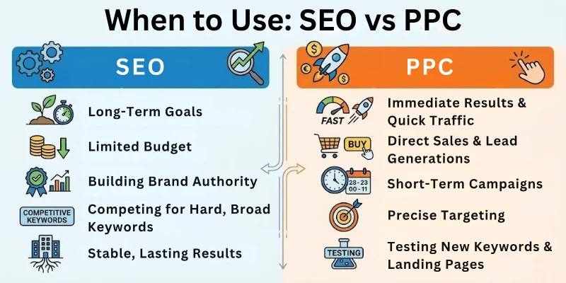 When To Use: Seo Vs Ppc